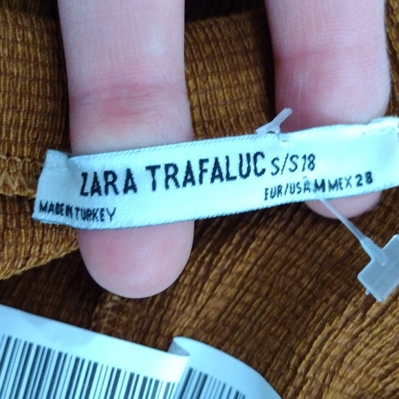 Zara Pumpkin Spice Top - Picture 2 of 7
